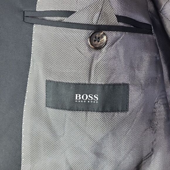 BOSS HUGO BOSS Classic Black Men's Blazer. Size 38 S - Picture 6 of 11